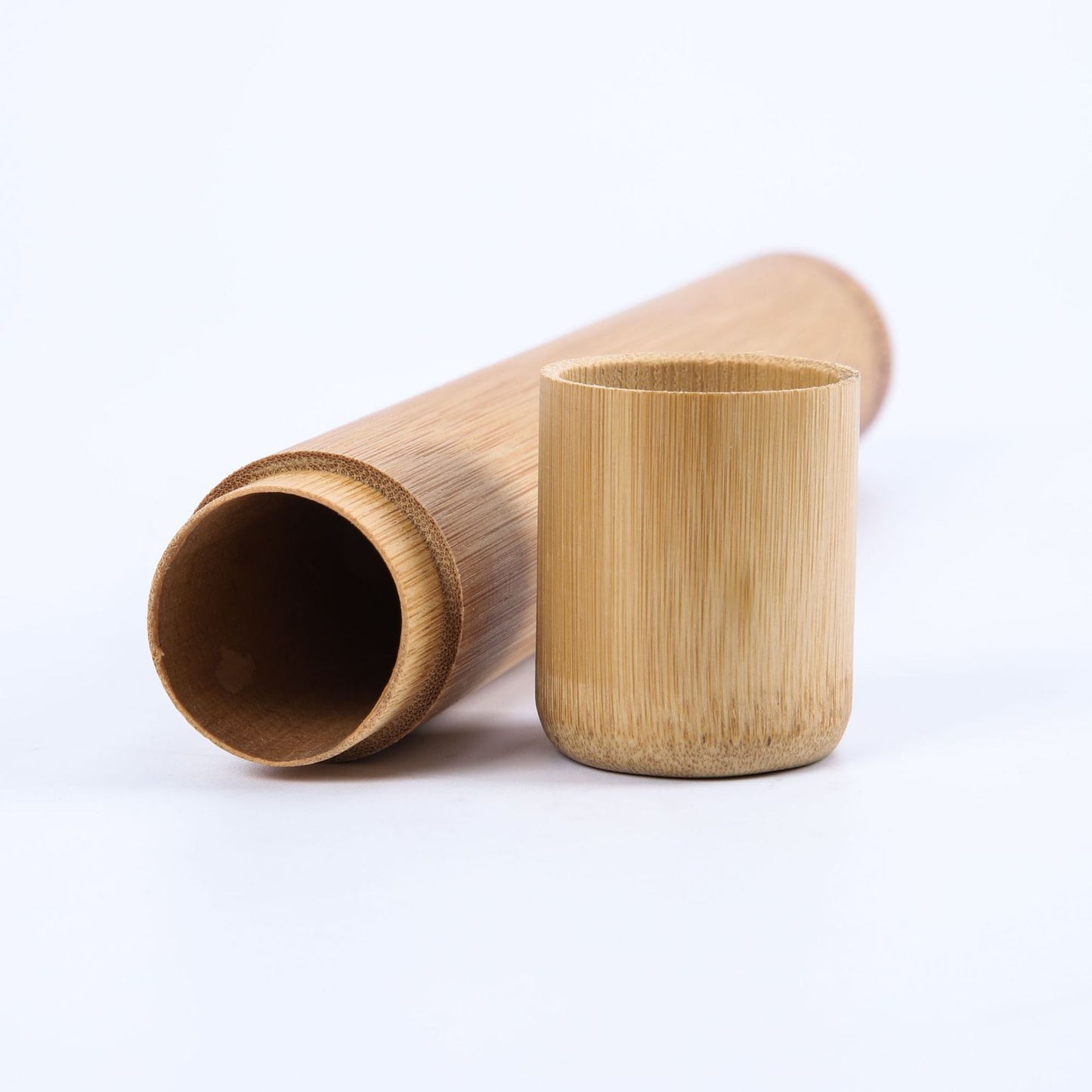 Bamboo Toothbrush Travel Case - Eco-Friendly Portable Protector