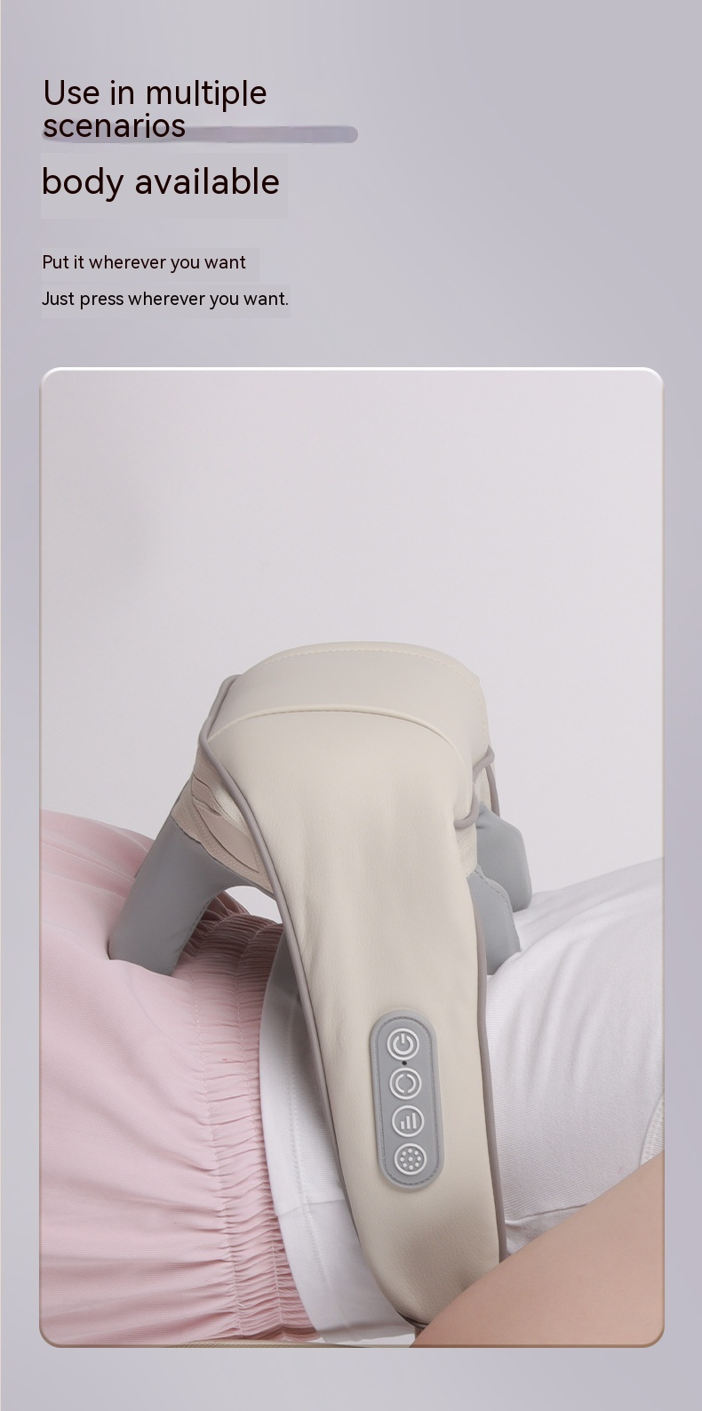 Rechargeable Trapezius Neck Massager – Deep Tissue Relief with Heat Therapy