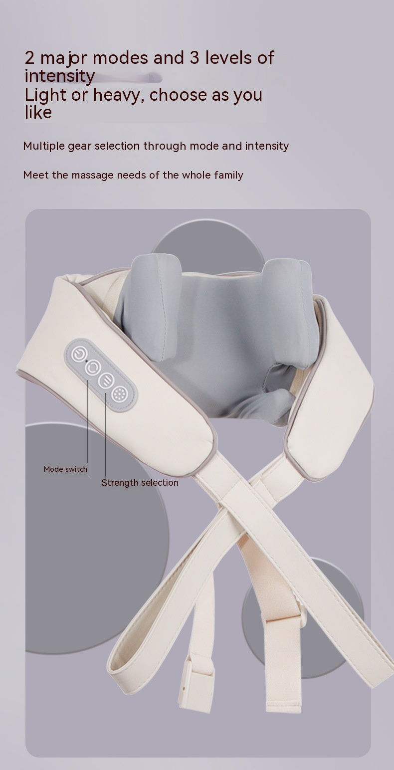 Rechargeable Trapezius Neck Massager – Deep Tissue Relief with Heat Therapy