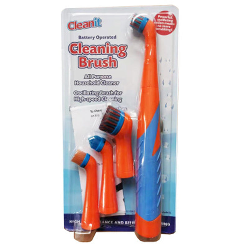 Electric Cleaning Brush Ultrasonic Scrubber Kitchen Appliance Bathroom Shoe Brush Sonic Scrubber