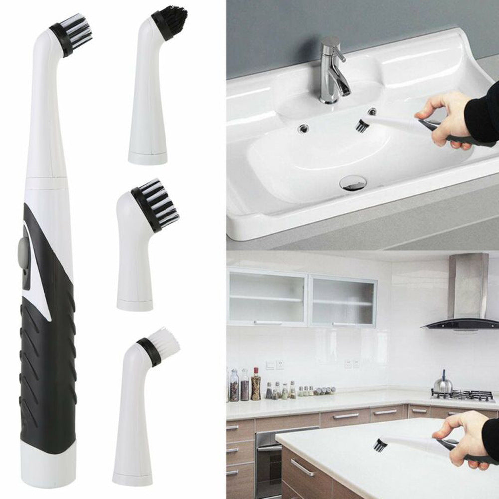 Electric Cleaning Brush Ultrasonic Scrubber Kitchen Appliance Bathroom Shoe Brush Sonic Scrubber