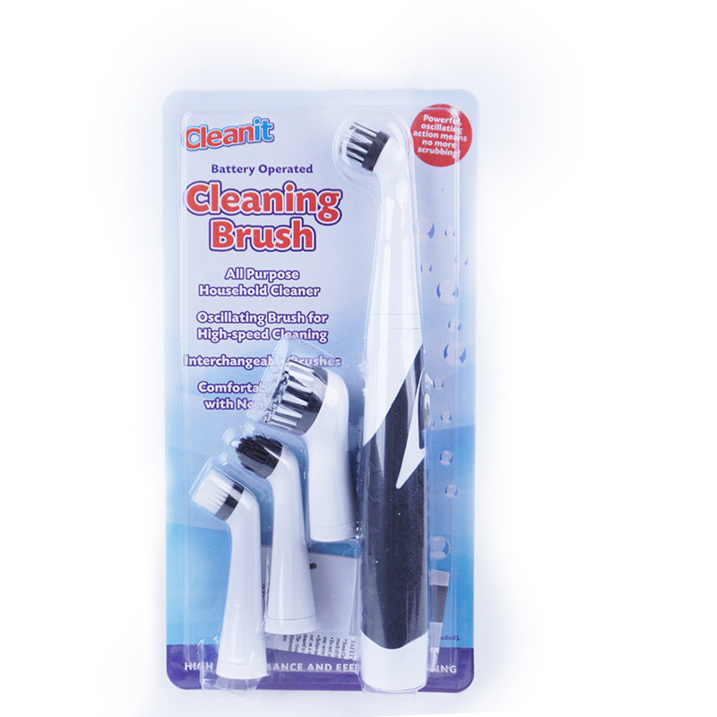 Electric Cleaning Brush Ultrasonic Scrubber Kitchen Appliance Bathroom Shoe Brush Sonic Scrubber