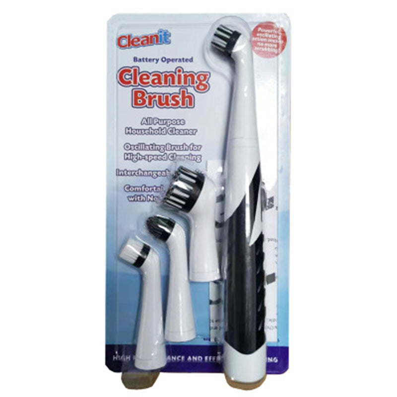 Electric Cleaning Brush Ultrasonic Scrubber Kitchen Appliance Bathroom Shoe Brush Sonic Scrubber