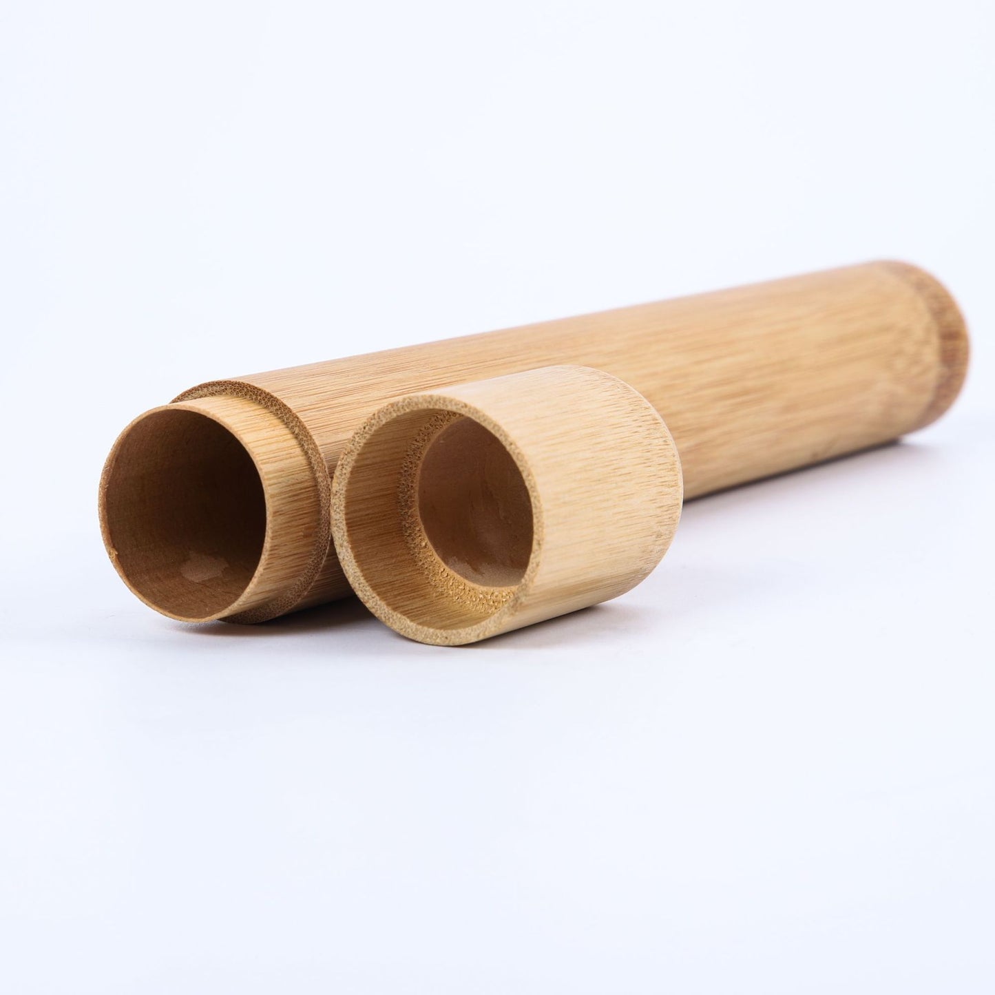 Bamboo Toothbrush Travel Case - Eco-Friendly Portable Protector