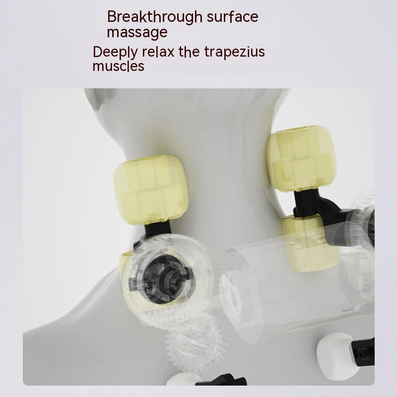 Rechargeable Trapezius Neck Massager – Deep Tissue Relief with Heat Therapy
