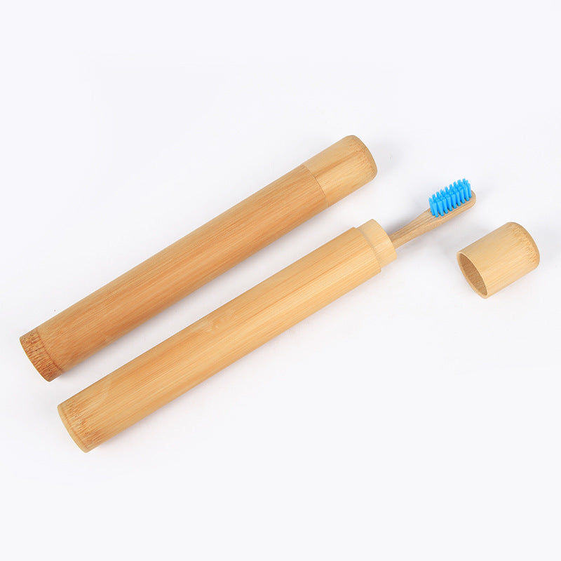 Bamboo Toothbrush Travel Case - Eco-Friendly Portable Protector