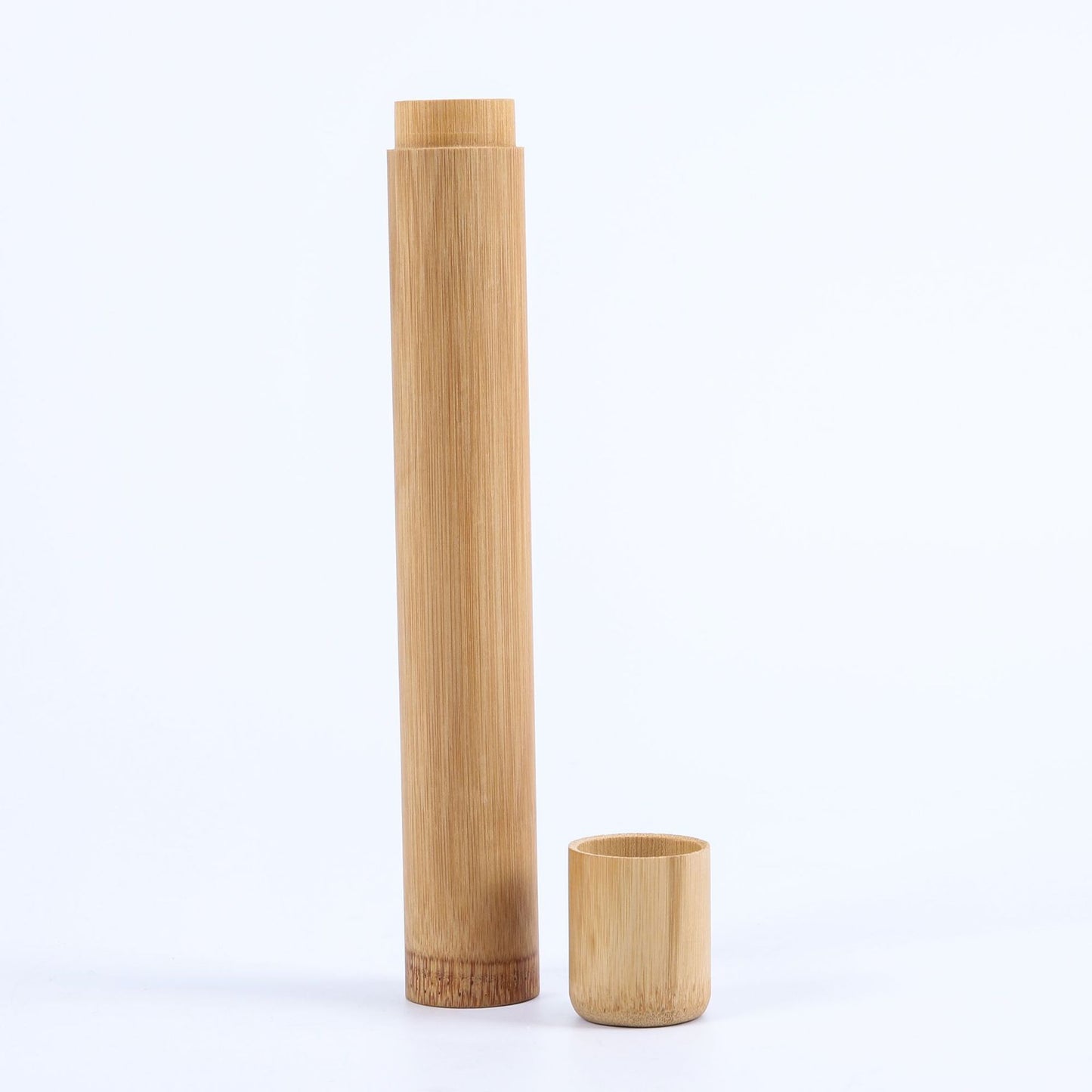 Bamboo Toothbrush Travel Case - Eco-Friendly Portable Protector