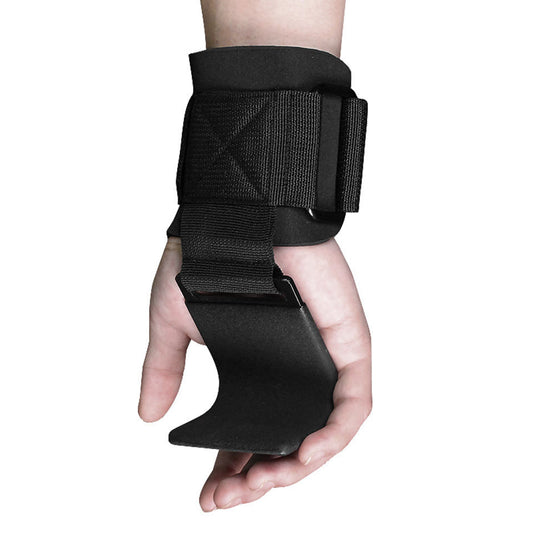 Weight Lifting Hook Grips - Heavy Duty Gym Straps with Wrist Wraps