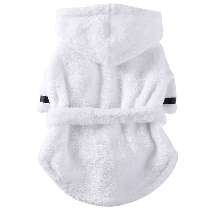 Household Dog Bath Towels Dog And Cat Bathrobe French Dou Pet Bathrobe Pajamas