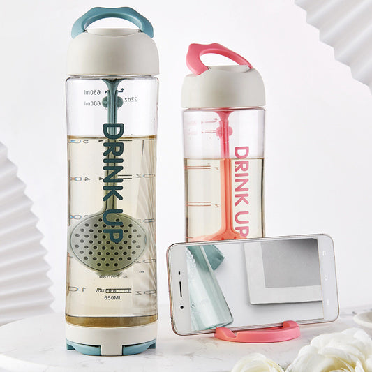 Space Cup - 650ml Sports Water Bottle with Phone Holder