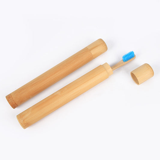 Bamboo Toothbrush Travel Case - Eco-Friendly Portable Protector
