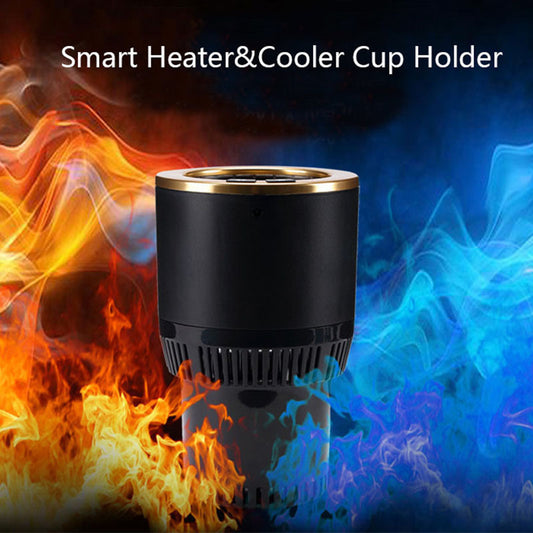 Portable Car Heater &amp; Cooler Cup Holder - 12V Drink Temperature Control