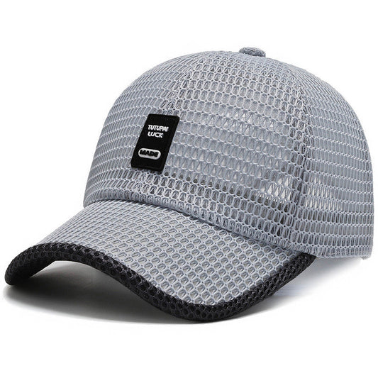 Big Eaves Summer Men's Outdoor Sunshade Breathable Baseball Cap